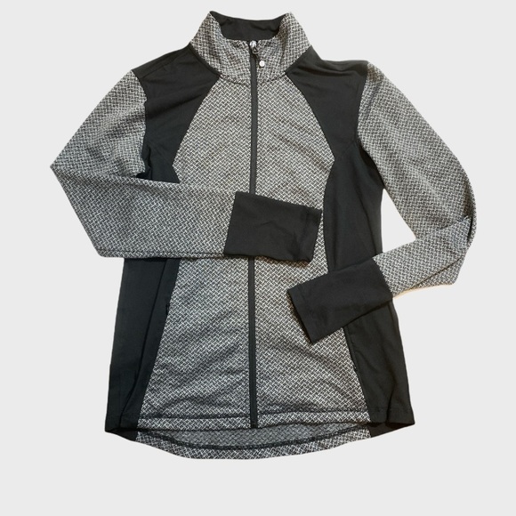 💰Betsey Johnson grey and black zip cardigan - Picture 1 of 6